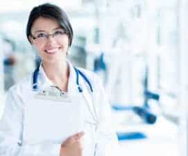 smiling female doctor