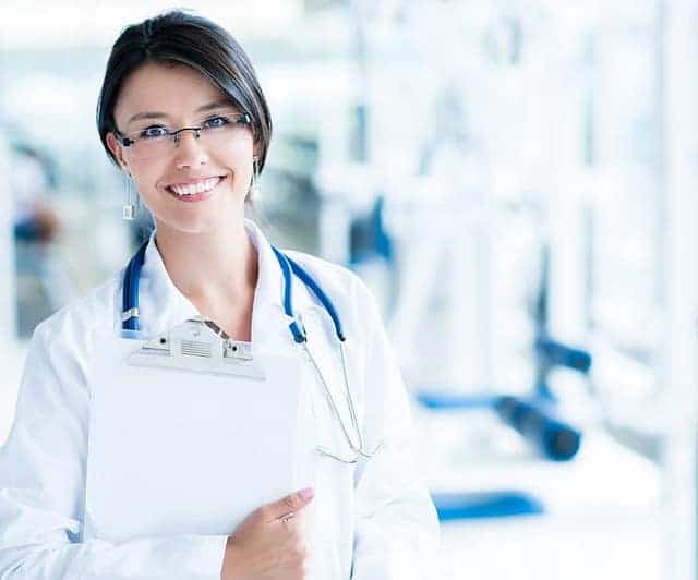 smiling female doctor