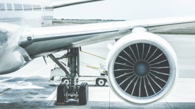 Plane on runway, aircraft
