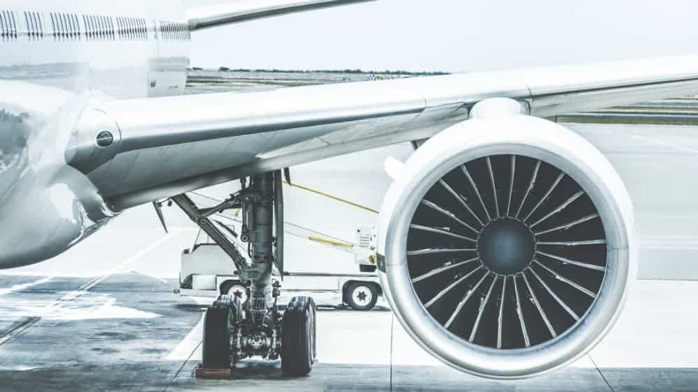 Plane on runway, aircraft