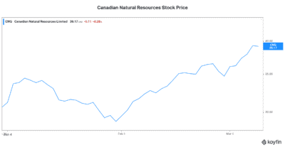 Energy stock Canadian natural Resources stock