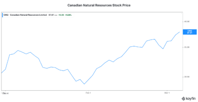 Energy stock Canadian Natural Resources